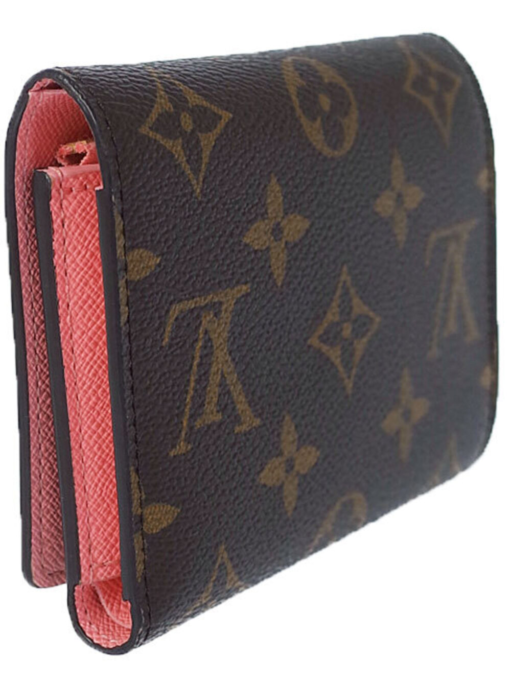 Louis Vuitton Short fold Portefeuille Wallet Monogram Victorine Tri Brown